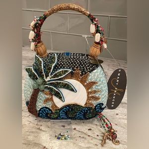 NWT Mary Frances 
“COCONUT GROVE” handbag purse
Bag 959-24